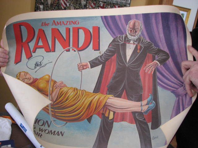 Vintage James Randi poster